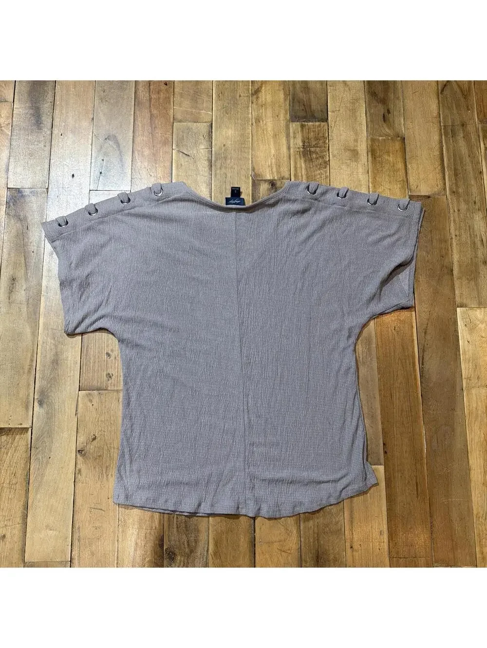 Daytrip Women's Grey and Brown Crop-top